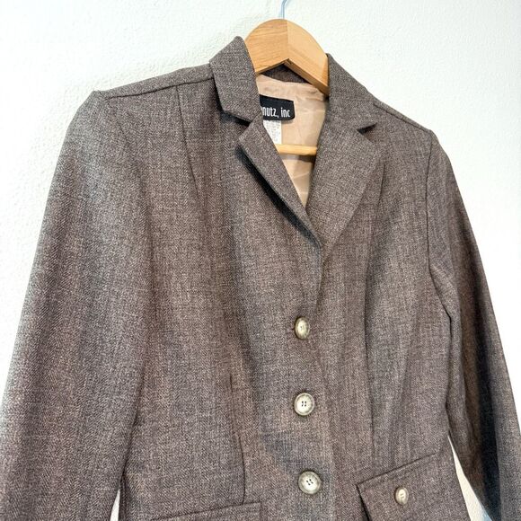 Y2K Donutz Brown Blazer Jacket Size 7 NWT - Picture 7 of 9